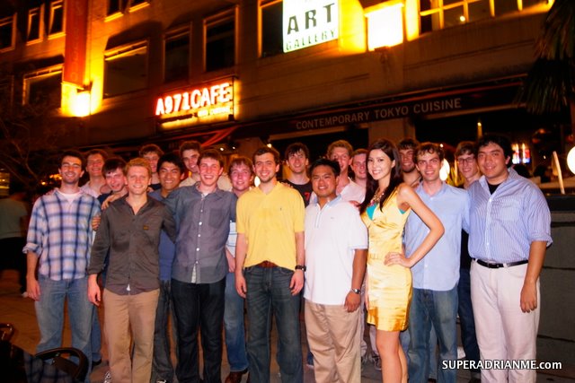 Miss Singapore Universe 1st Runner Up Annabel Tan poses with the boys ...