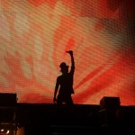 Silhouette of Adam Lambert