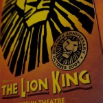 Lion King Lyceum Theater Production Programme Booklet