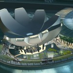 ArtScience Museum- Night view Marina Bay Sands ArtScience Museum- Night view