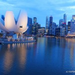 The Singapore Landscape with the ArtScience Museum The Singapore Landscape with the ArtScience Museum
