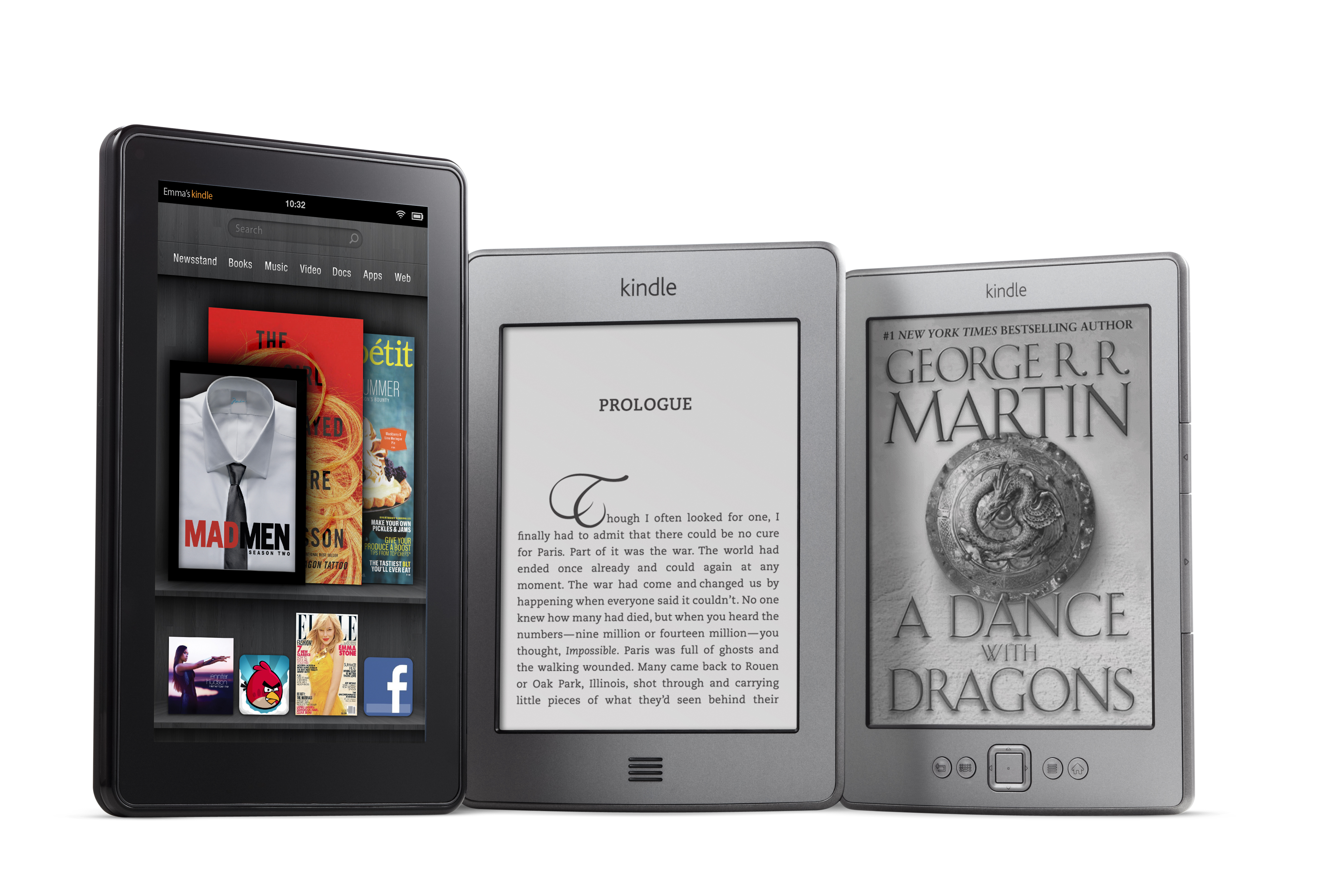 Amazon Launches Four New Kindles Fire, Touch, Touch 3G