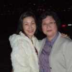 Amy Cheng with her Mum