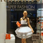 Elite Model Fiona Fussi At kikki.K Elite Model Fiona Fussi in a kikki.K Paper Dress
