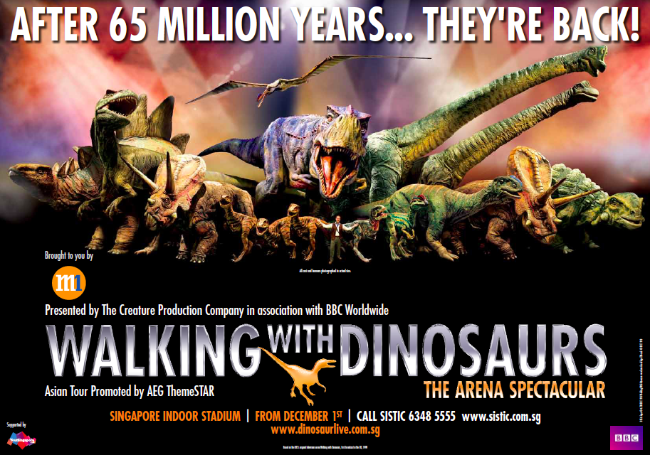 Win tickets to Walking with Dinosaurs