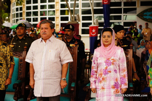 Pasir Gudang World Kite Fest 2011 - Sultan of Johor and Wife