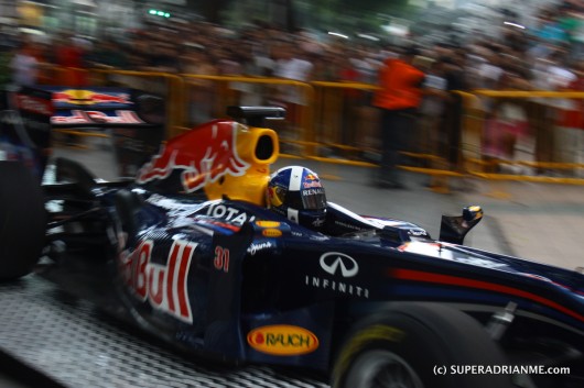 David Coulthard | Red Bull Speed Street Singapore 2011