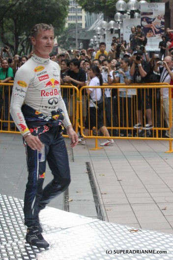 David Coulthard | Red Bull Speed Street Singapore 2011 - Red Bull Racing | F1
