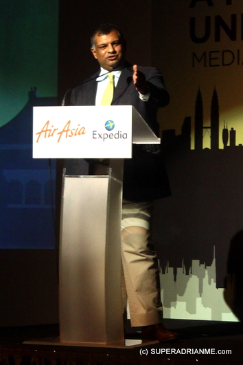 AirAsia Expedia Joint Venture: Tony Fernandes, Group CEO of AirAsia