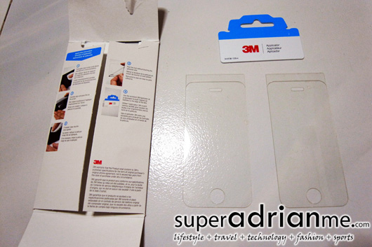 3M Natural View Screen Protector for iPhone 4 - Package content