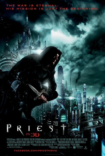 Priest in 3D (2011) movie poster