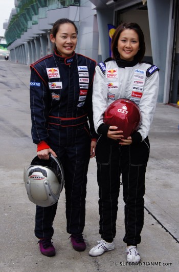 Singapore's Melissa Huang and Emmiline Ang vying for the spot in the Red Bull Rookies Team 2011
