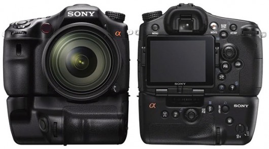 Sony Alpha A77 with VG-C77AM Vertical Grip