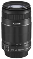 Canon EFS 55-250 f/4-5.6 IS II telephoto lens, 
