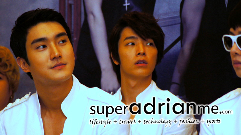 Super Junior SS3 Singapore Press Conference - Siwon & Donghae