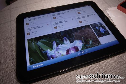 HP TouchPad facebook App