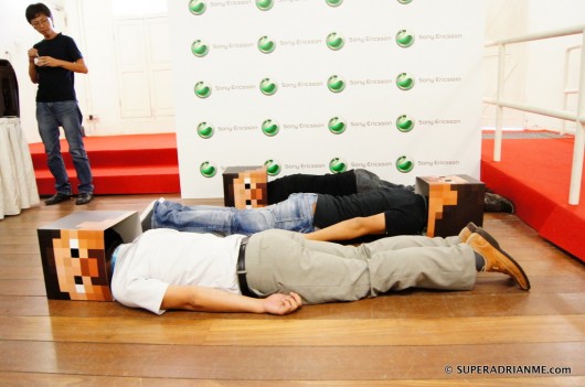 Planking at the Sony Ericsson Global Media Conference 2011