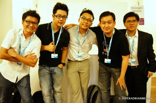 Bloggers at the Sony Erisson Global Media Conference 2011