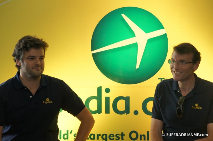 Dan Lynn CEO AirAsiaExpedia and Scott Durchslag, President of Expedia Worldwide