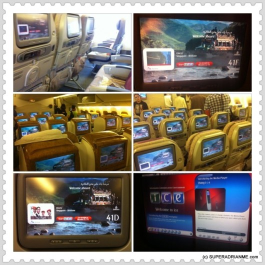 Emirates Boeing 777-300 ER Inflight Entertainment