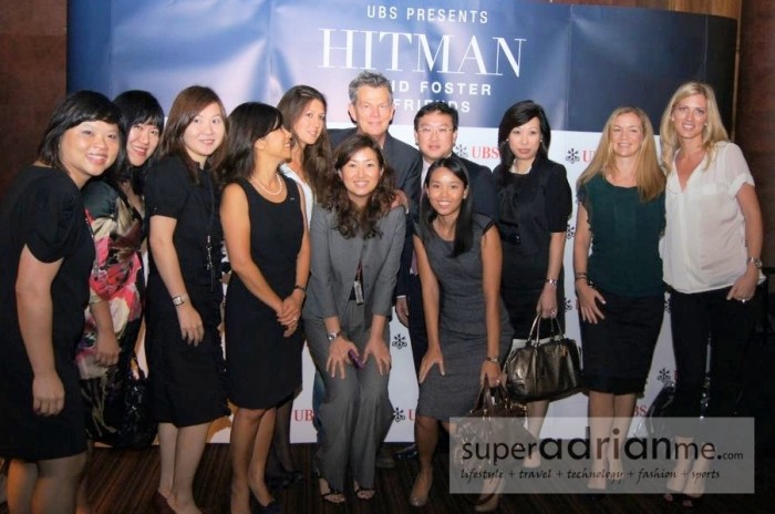 The UBS team with David Foster - Singapore 2 November 2011