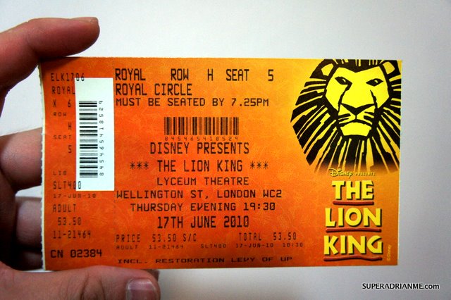 Verdorren uitslag Aap The Lion King Musical by Disney comes to Singapore in March 2011 |  SUPERADRIANME.com