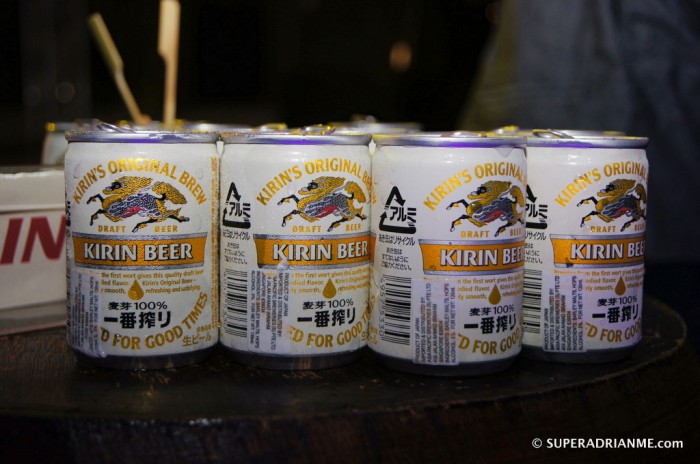 135 ml cans of Kirin Beer