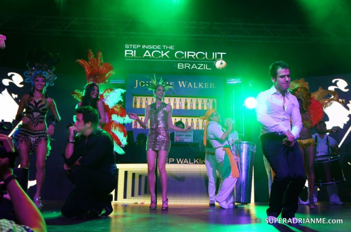 Johnnie Walker Black Circuit Kuala Lumpur 27 November 2011 - Deborah Henry and Dominic Lau Hosting