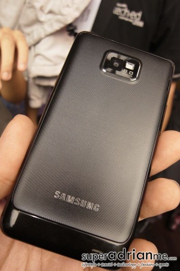 Samsung Galaxy SII - back