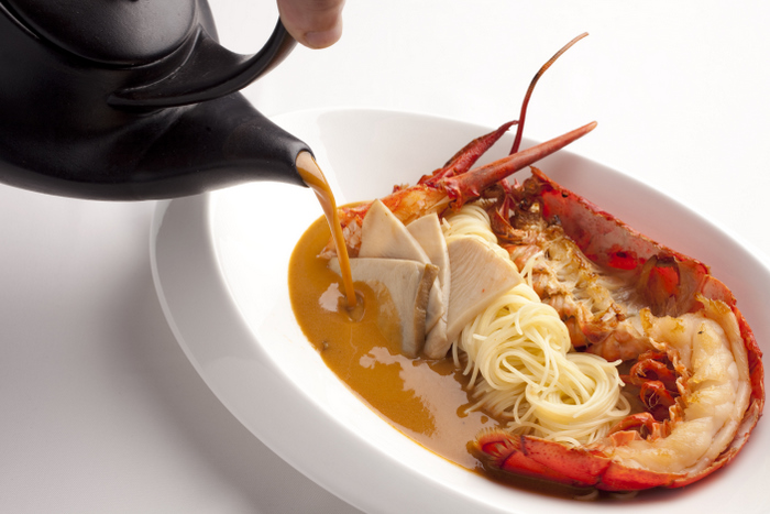 Halia CNY Main - Half-Lobster with Angel Hair Pasta in XO Lobster Bisque