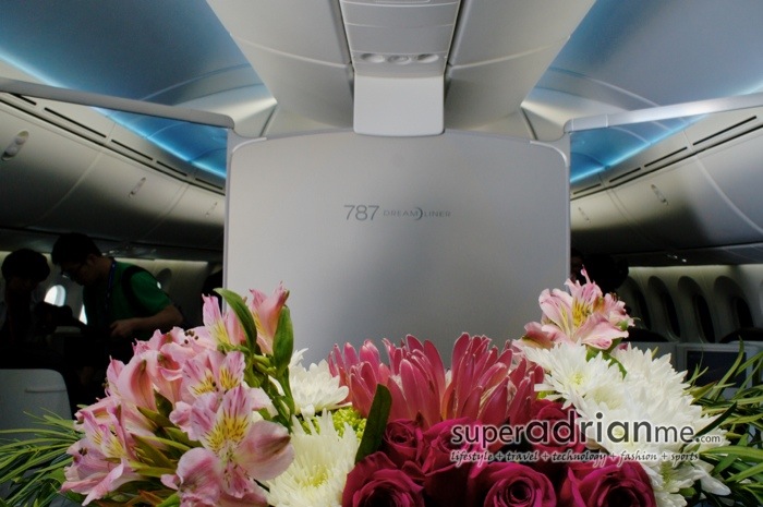 Boeing 787-8 Dreamliner ZA003 - Welcome Lounge aboard
