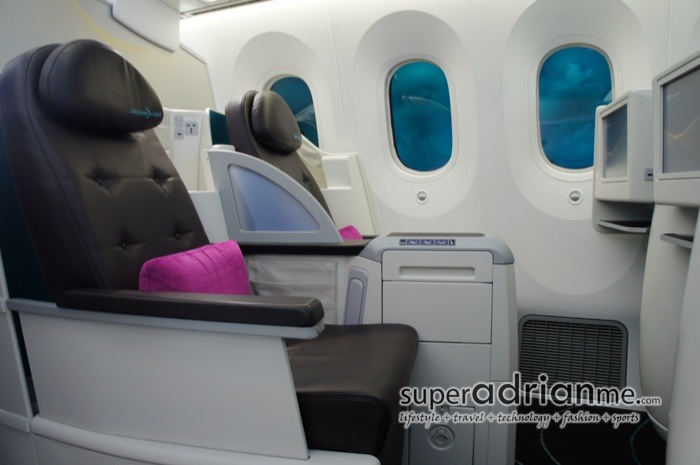 Boeing 787-8 Dreamliner ZA003 - Business Class Cabin
