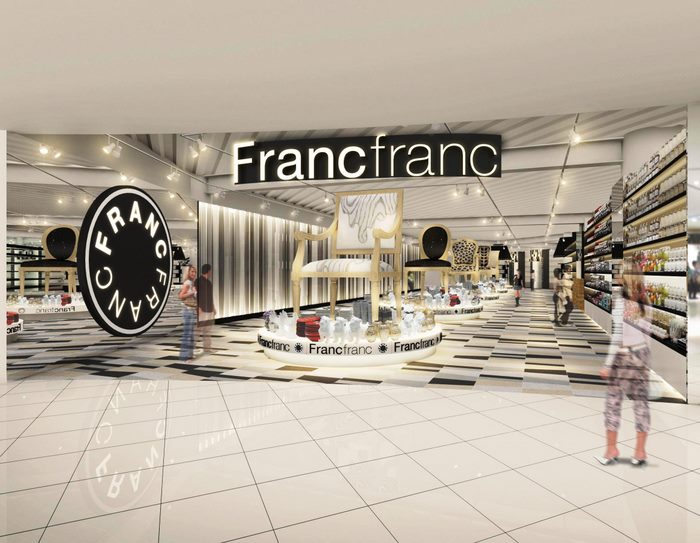 Francfranc Flagship Store at VivoCity_Storefront Perspective_Image Credit to Francfranc
