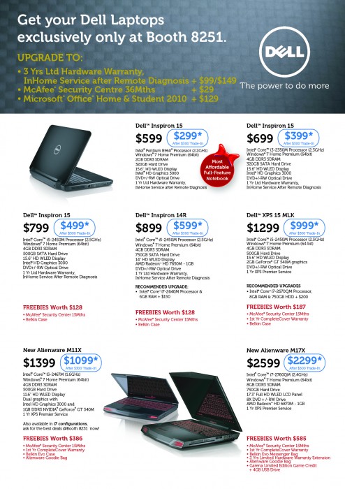 Dell IT Show Offer 2012 - Laptop