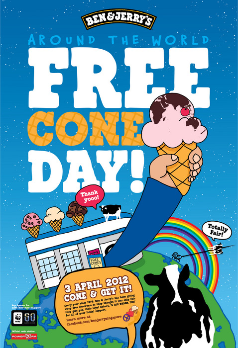 Ben & Jerry’s Free Cone Day is Back! | SUPERADRIANME.com