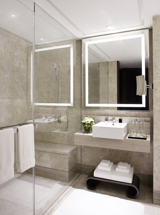 Singapore Marriott Hotel Refurbished Deluxe Room Bathroom