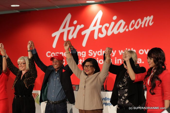 AirAsia X Inaugural Flight to Sydney - Press Conference at Sydney Airport 2 April 2012 