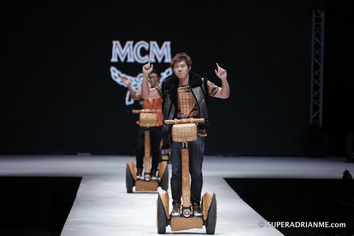 MCM Segeway at Men's Fashion Week Singapore 2012