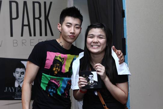 Jay Park and Fan