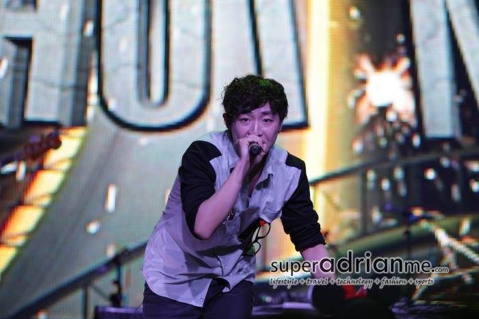 J' Kyun performing at Music Matters Live 2012 at Clarke Quay