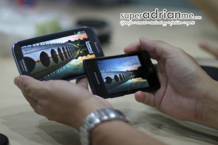Comparing Samsung's SUPER AMOLED screen with the Galaxy SIII