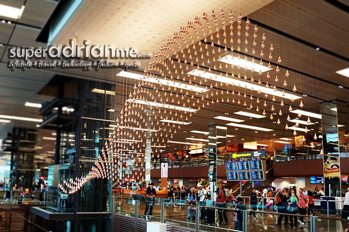 Sony NEX F3 - Kinetic Rain - Changi Airport Terminal 1 