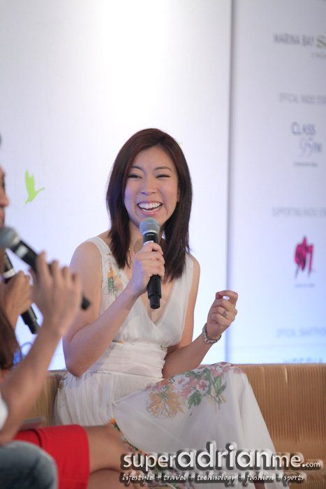 Corrinne May at the Rhythm With Nature Press Conference on 29 June 2012