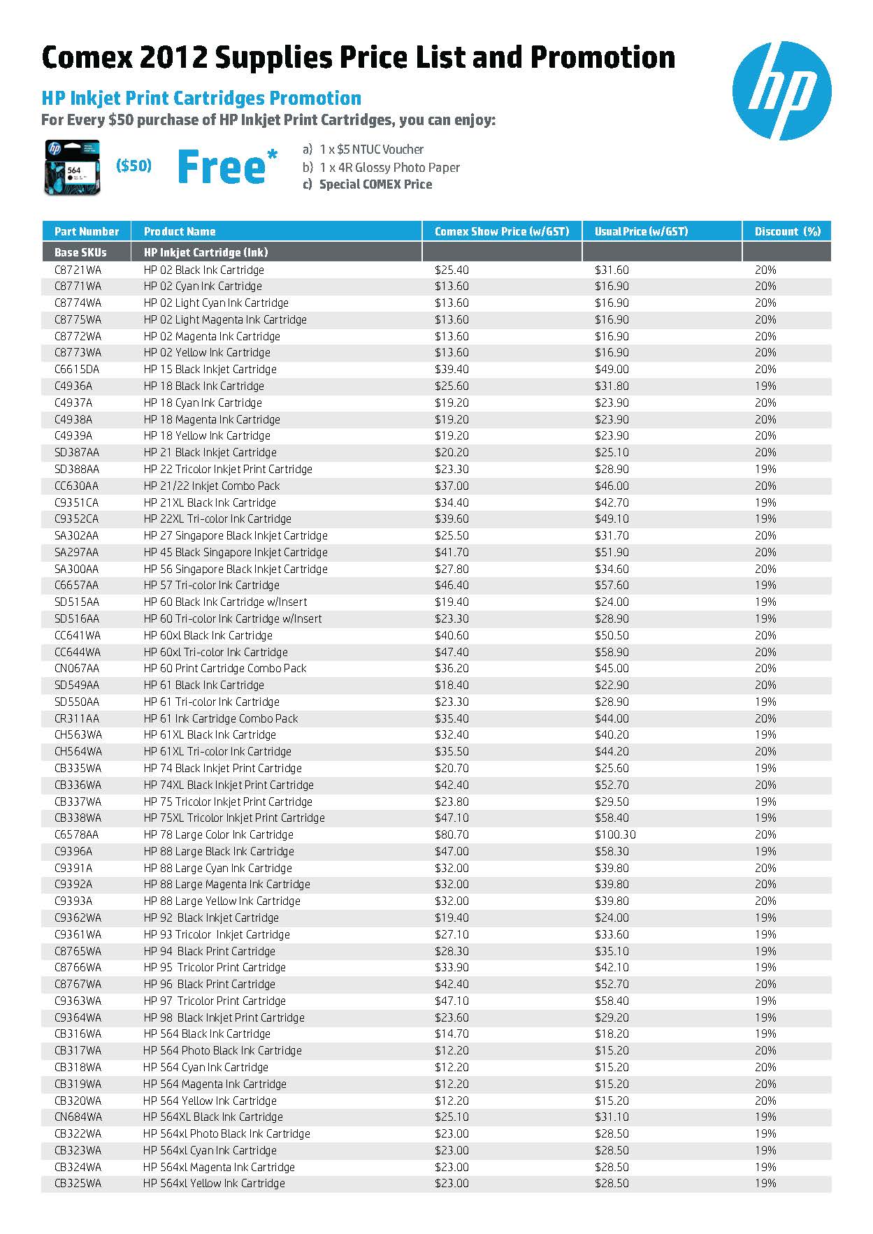 kranium Grav Farmakologi COMEX 2012 – HP Printers & Cartridge Price List | SUPERADRIANME.com