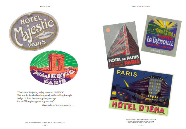 "World Tour, Vintage Hotels Labels From The Collection of Gaston Louis Vuitton" Book By Francisca Matteoli To Launch In September