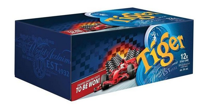 Tiger Beer - Singapore Grand Prix Collector's Edition 