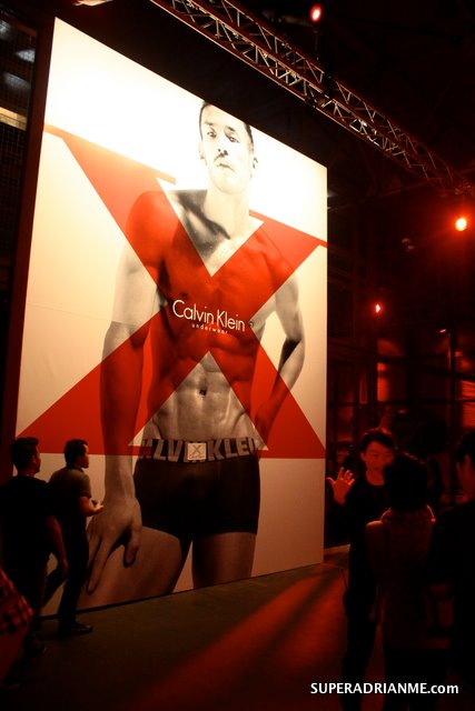 Calvin Klein X underwear launch in Singapore - Models