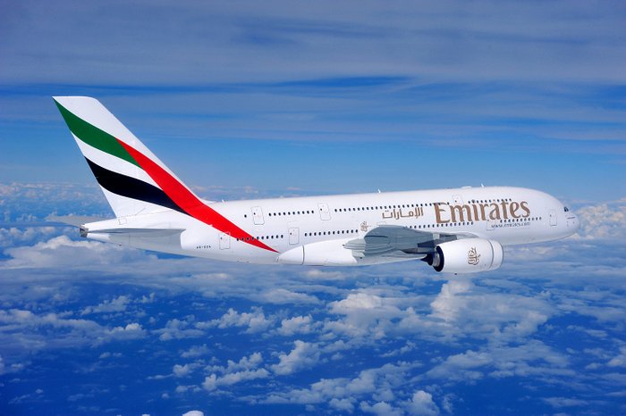 Emirates A380 aircraft