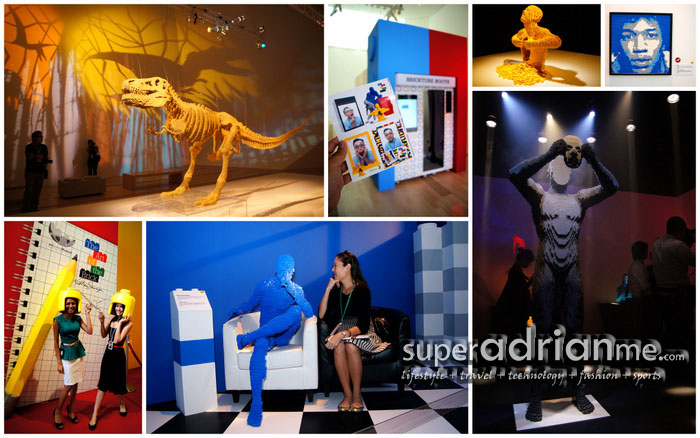Exhibits and Photo Booths at The Art of the Brick 