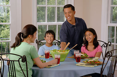 Stock Image - Family Dinner